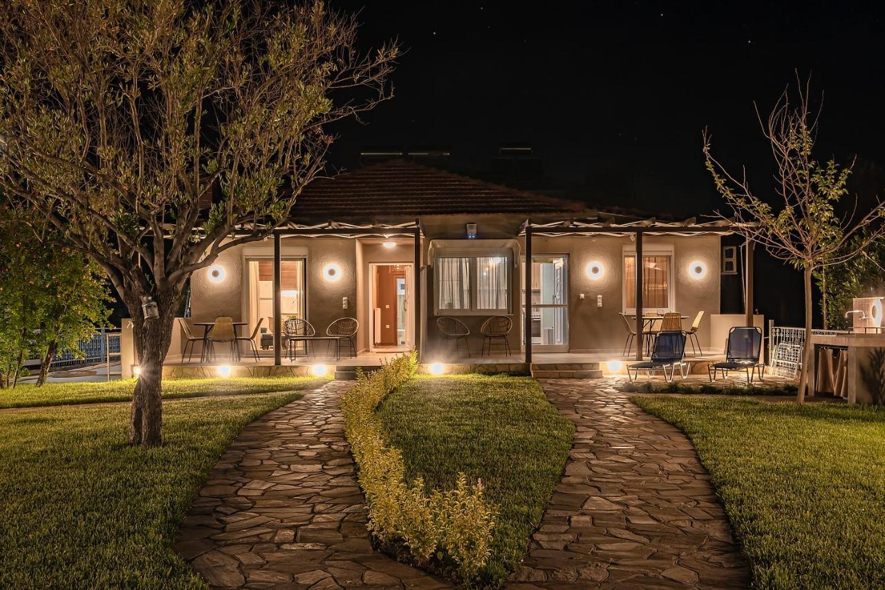 Azzurro Seafront Houses Nea Kallikrateia ภายนอก รูปภาพ