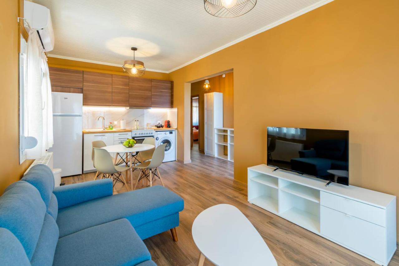 Azzurro Seafront Houses Nea Kallikrateia ภายนอก รูปภาพ